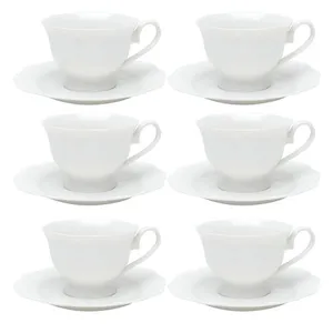 Jogo de xícaras de chá de porcelana Wolff Maldivas 6 peças 180ml