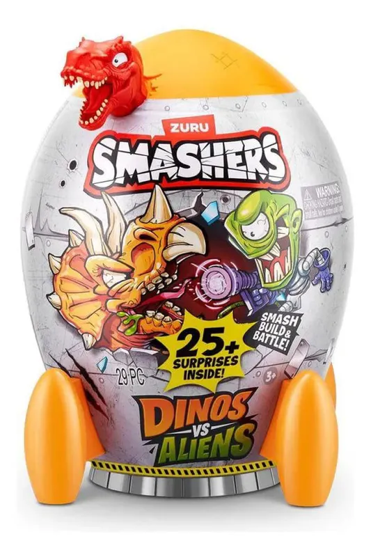 Zuru Smashers Dino Vs Alliens F0233-Fun - Vermelho