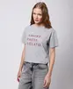 camiseta feminina amore pasta gelato mindset cinza M