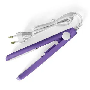 Mini Chapinha Prancha Portátil Cabelo 17Cm Bivolt 110V220V Bivolt