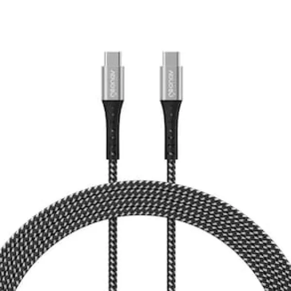 Cabo USB-C ESC06BK em Nylon Trançado Geonav 1,2 metro