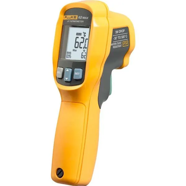 Termômetro Digital Mira Laser -30°C a 500°C 62 MAX - FLUKE