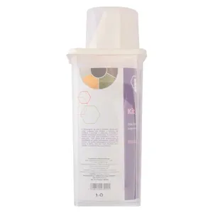 Pote Hermético Medidor Plástico 1200ml 9x6,7x27cm B0420 - bee