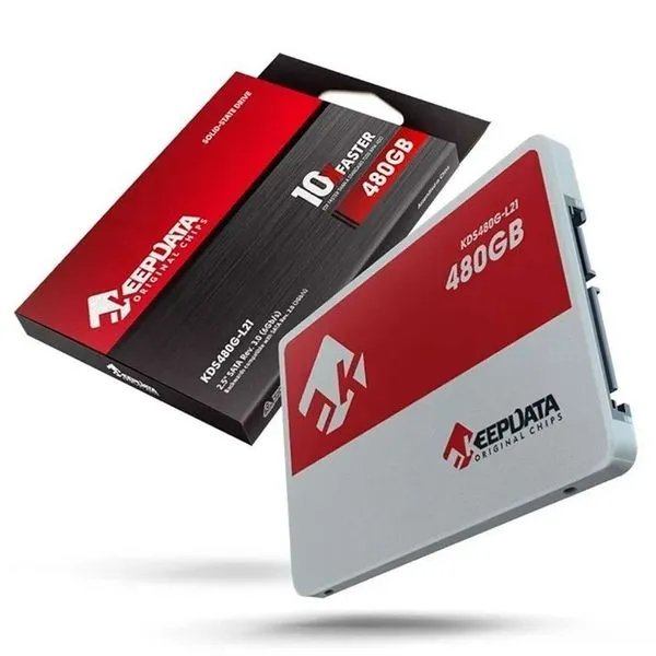 Ssd 2.5 Sata Iii 480GB KDS480G-L21 Leitura 550MB-s e Gravação 500MB-s para Desktop e Notebook Keepdata Ssd 2.5 Sata Iii 480GB KDS480G-L21 Leitura 550MB-s e Gravação 500MB-s Keepdata