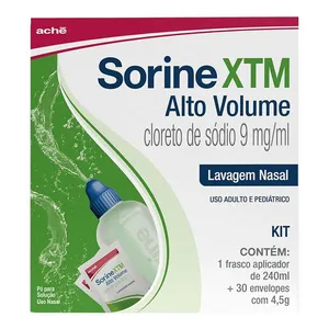 Descongestionante Nasal Sorine XTM 30 Envelopes 4,5g Pó para Solução + Frasco Aplicador