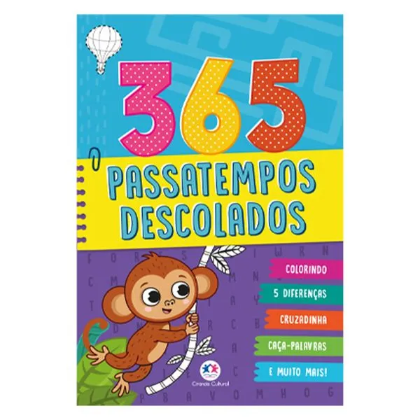 Livro 365 Passatempos Descolados 9788538096641 - Ciranda Cultural
