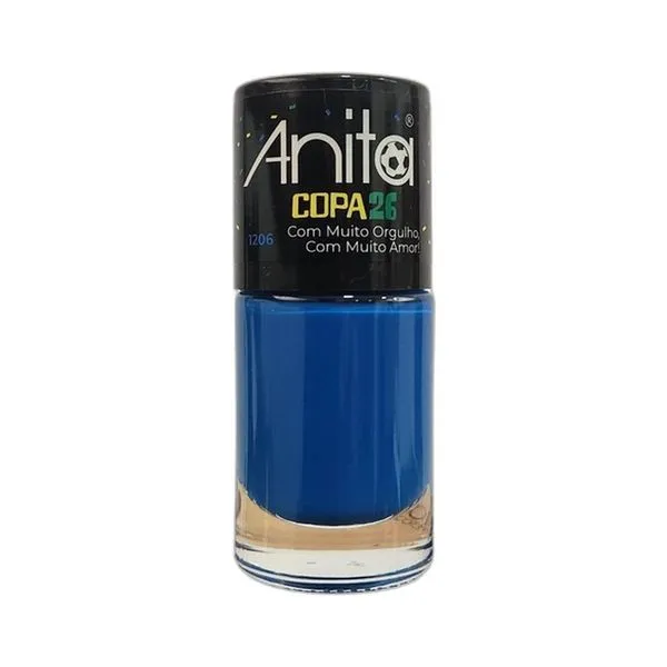 Esmalte Anita Copa 26 Com Muito Orgulho, Com Muito Amor! Esm Anita 10ml Copa26 C/Muit.Org C/Mui.Amor
