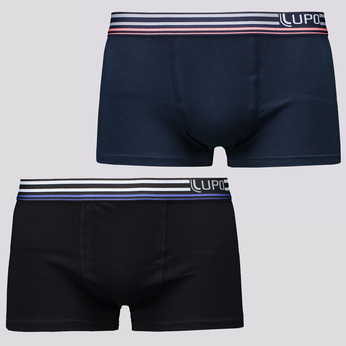 Kit de 2 Cuecas Lupo Slim Cotton