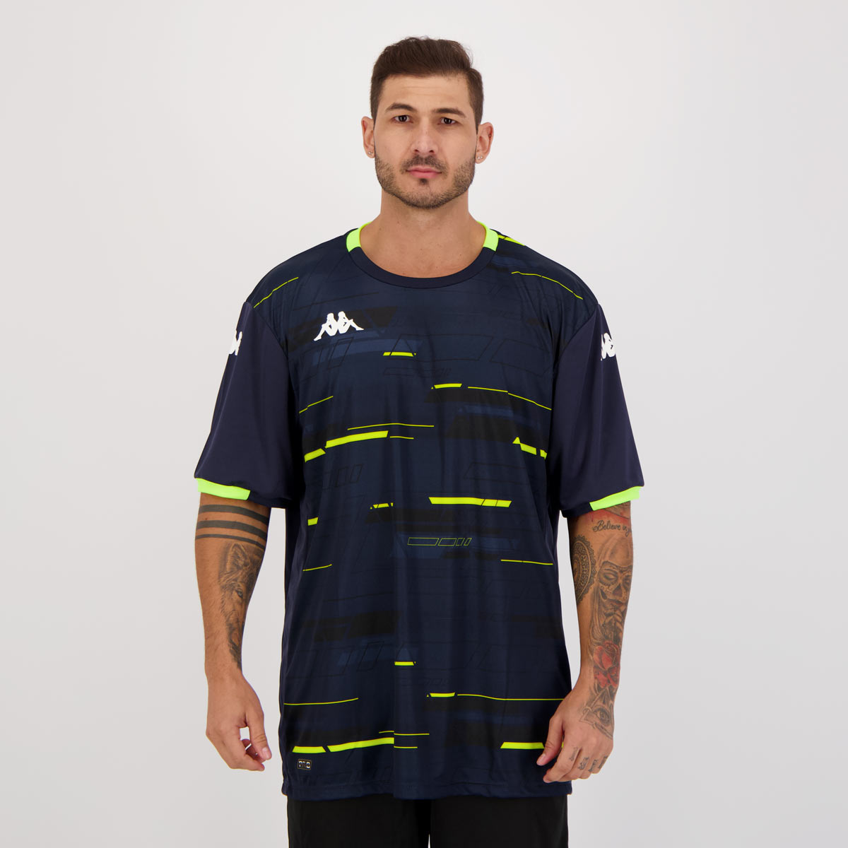 Camiseta Kappa Sport Training Marinho