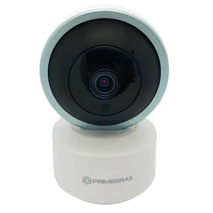 Câmera Monitoramento HD Giratória 360º Wi-Fi Visão Noturna Primebras Câmera de Monitoramento Giratória 360º Full HD Wi-Fi com Visão Noturna