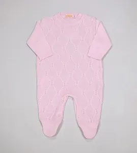Macacão Tricot Nuruega - 121161AB Rosa - RN