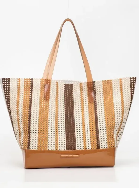 Bolsa Petite Jolie Ibiza Creme/Doce De Leite PJ11286