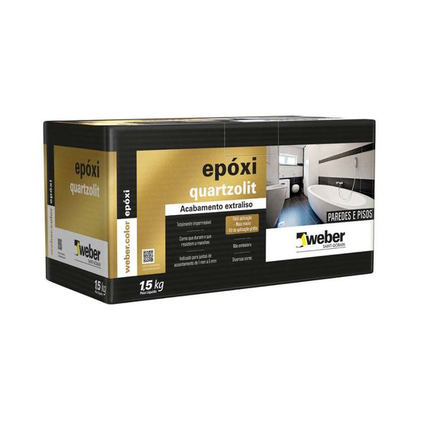 Rejunte Color 1,5Kg preto grafite Quartzolit