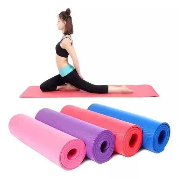 Tapete para Yoga e Exercícios 1,73m X 61cm Antiderrapante Confortável Portátil em PVC Yeet Tapete Esteira de Yoga Ginástica 1,73m X 61cm Antiderrapante em PVC Yeet
