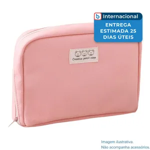 Estojo Escolar Fcteap Rosa A-MBI