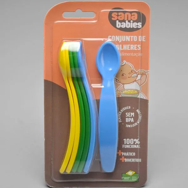 Kit Colheres com 6 unidades - Sana Babies Ref. 1003 Ref. 1003