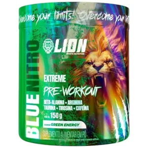 Pré-Treino Lion Sports Blue Nitro Extreme Green Energy 150g (MP)