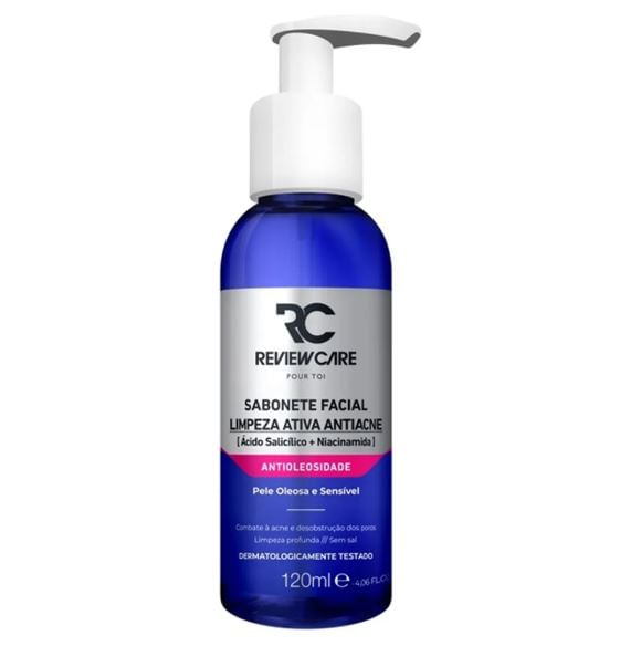 Sabonete Facial Antiacne Pele Oleosa e Sensível 120ml