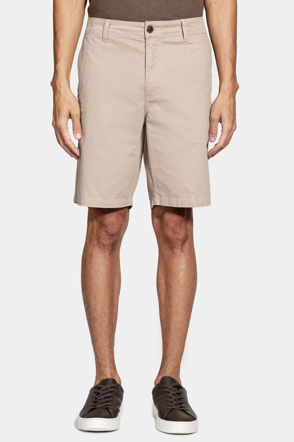 Bermuda Reta Chino Algodão Bolsos Areia - 52