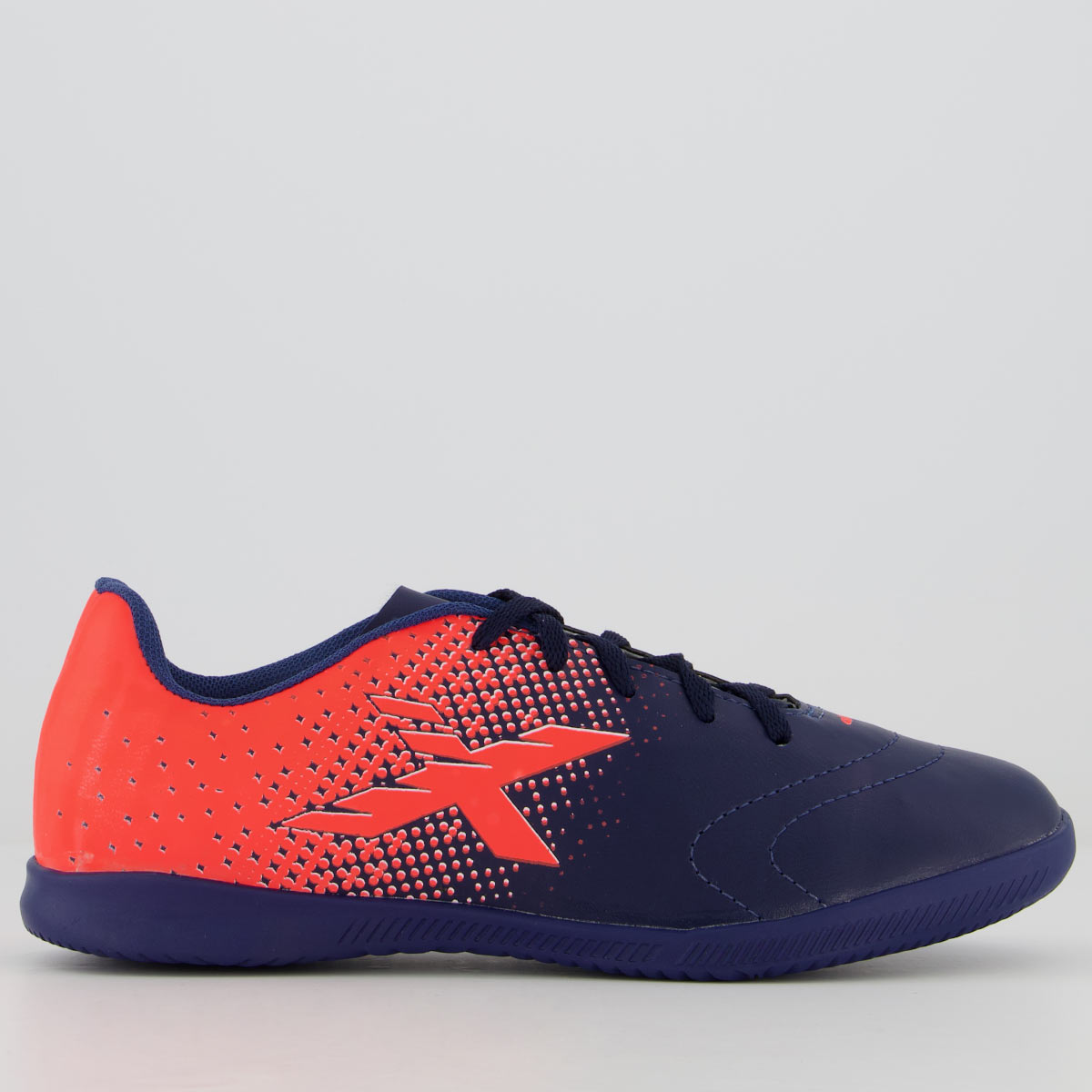 Chuteira Oxn Express Fit Futsal Juvenil Azul