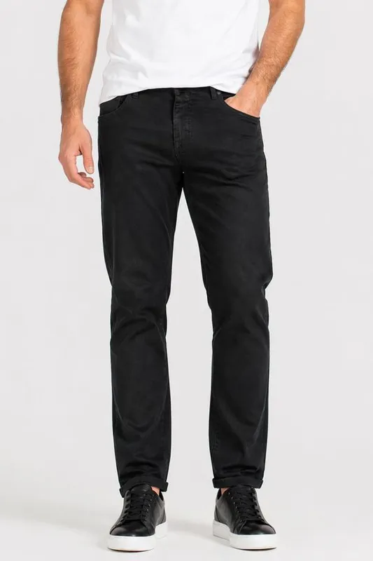 Calça Sarja Regular Básica Clássica Polo Wear Preto 40