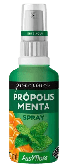 Spray de Própolis Premium Assiflora Sabor Menta 30ml