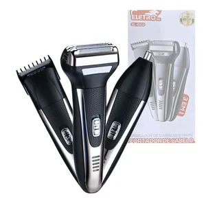 Barbeador Elétrico Profissional 3 Em 1 Shaver Aparador