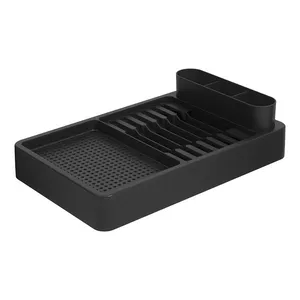 Escorredor De Louça Flat Preto