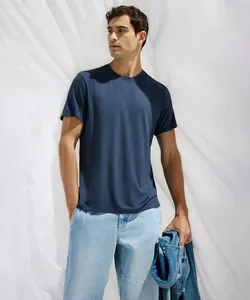 camiseta comfort masculina manga curta AIRtech azul P