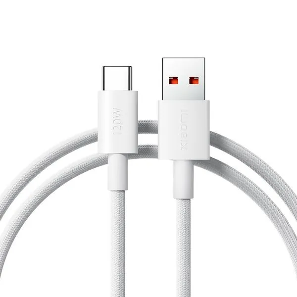 Cabo USB-C Com Carregamento Rápido 6A Branco (ID)