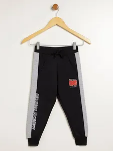 Calça Moletinho Com Punho Infantil Para Menino - PRETO 6
