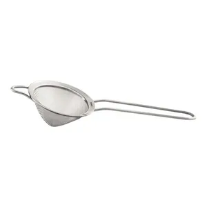 Coador De Aço Inox Tramontina Tela Cônico Com Cabo (MP)