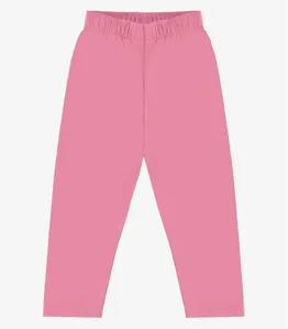 Calça Infantil Moletom Menina Rovi Kids Rosa 3