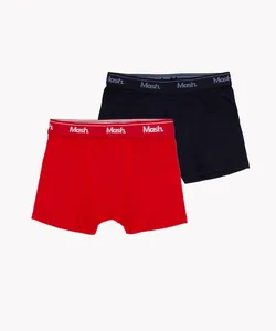 kit de 2 cuecas infantis boxer mash sortido GG