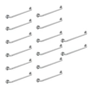 Alça De Apoio Barra Inox Kit 14 Unidades 70cm Segurança Deficiente Idoso Parede Corrimao