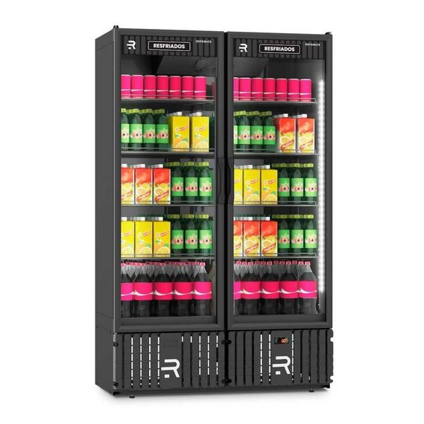 Visa Cooler Multiuso 1300 Litros Preto/Preto VCM1300PV 220V Refrimate