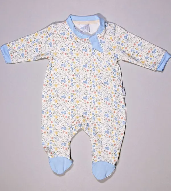 Macacão Cotton Floral - 30717 Azul - M