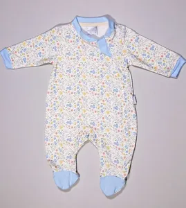 Macacão Cotton Floral - 30717 Azul - M