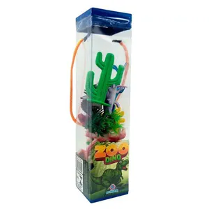 Conjunto Mini Dinossauros Polibrinq com 10 Peças