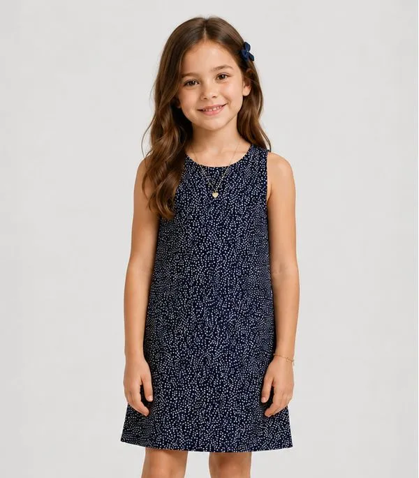 Vestido Infantil Feminino Estampado Select Azul 6