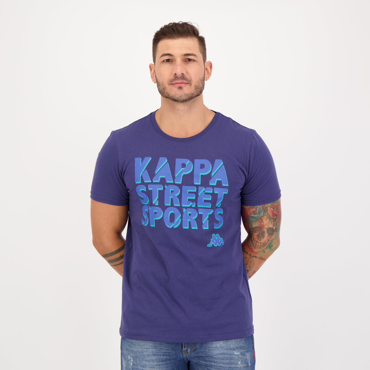 Camiseta Kappa Street Sports Marinho
