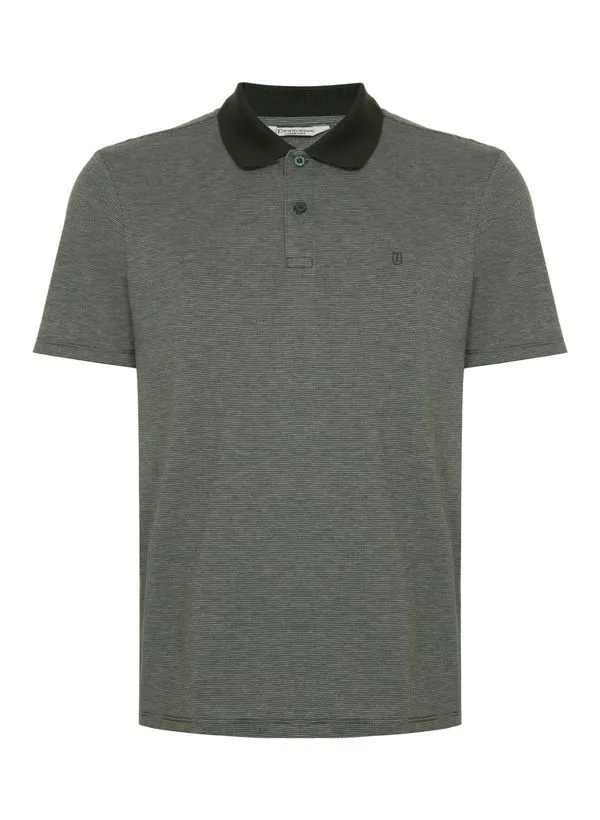 Polo Comfort Fit Listrada Masculina Individual G