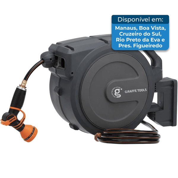 Enrolador Giraffe Tools Mangueira Preto A-MBI