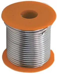 Estanho em fio com fluxo 0,8 mm 63 x 37 com 500 g laranja - SOFT