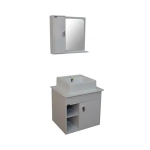 Kit Com Espelheira Módena 50Cm Armário Branco Corso