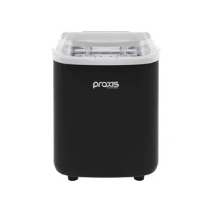 Máquina de Gelo Praxis MGP12 12kg 24h 1,2L Compacta com Produção Rápida Preta 110V Máquina de Gelo Praxis MGP12 12kg em 24h Reservatório 1 e 2L Preta 110V
