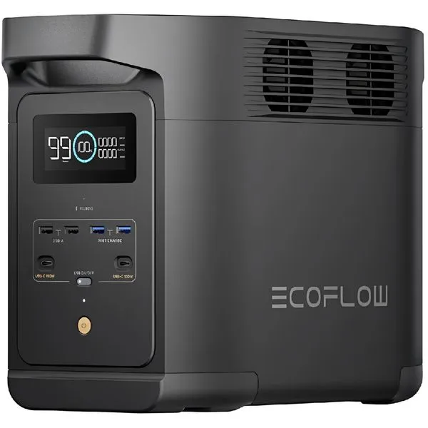 Gerador de Energia Portátil Delta E980 127 Volts com Painel - GD41BR1010 - ECOFLOW