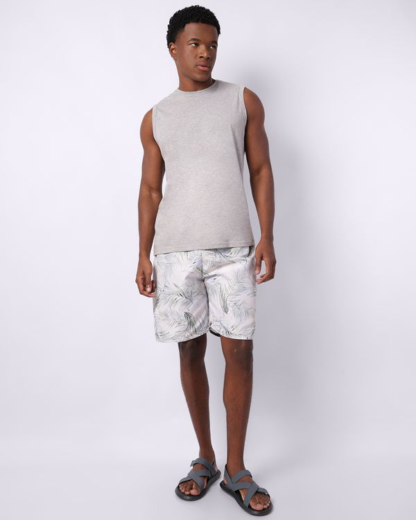 Bermuda Surf Masculina Reta Estampada Verde G