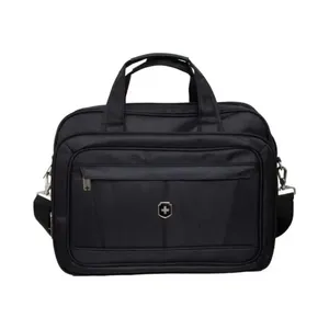 Pasta Executiva Swissland Em Poliéster 18" Preto (MP)
