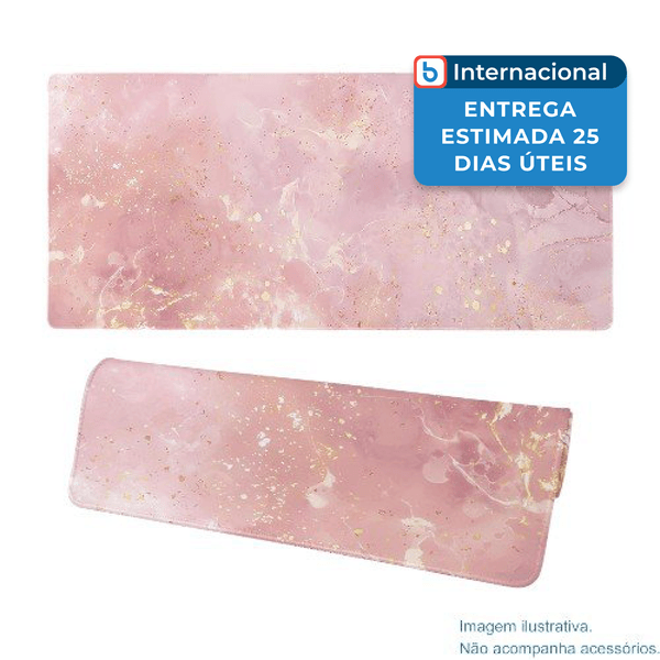 Mousepad Brecoy Marble 80X30 Rosa A-MBI
